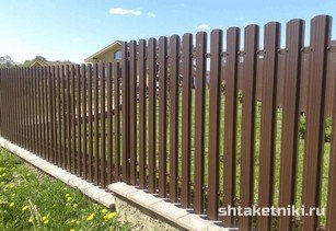 Штакетник широкий 115 мм 8017 шоколад в городе Байконур